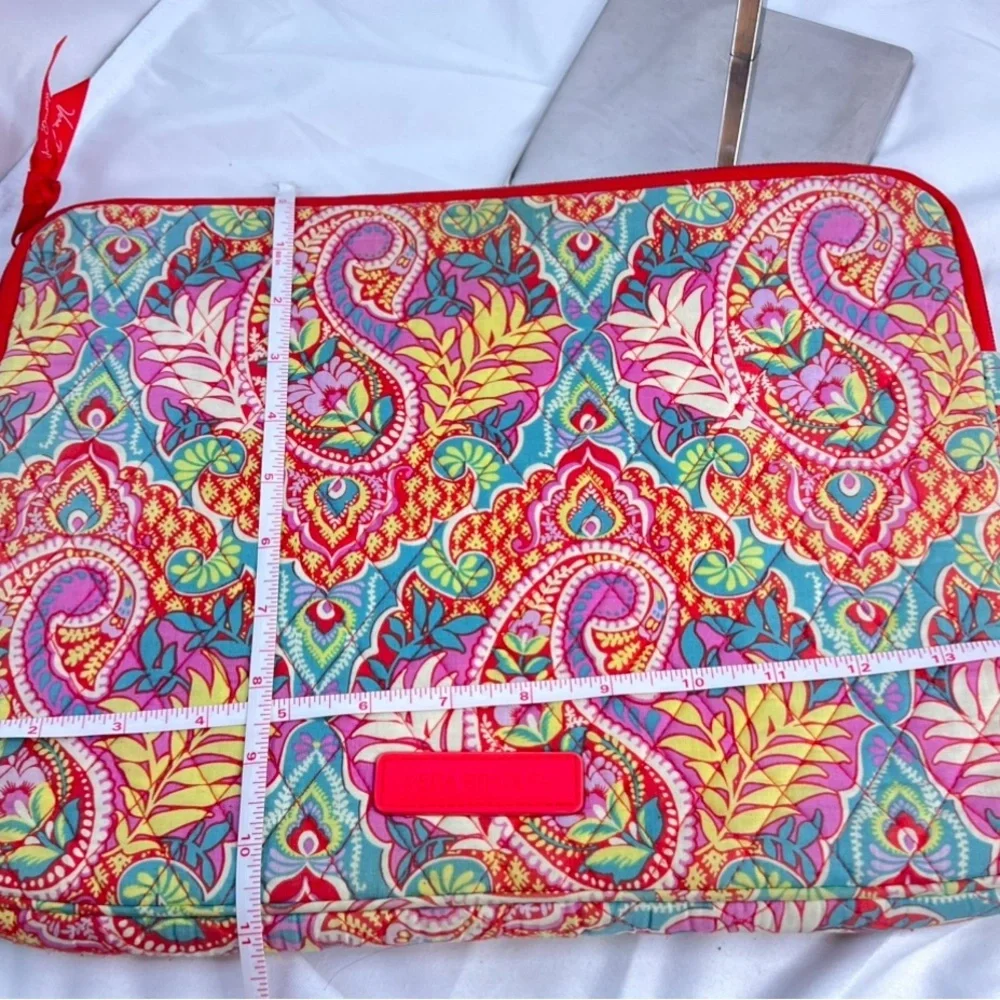 Vera Bradley Paisley In Paradise Large Quilted Laptop Case